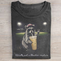Literally Just A Bleacher Creature Baseball Fan Shirt, Raccoon Baseball T-Shirt