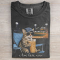 I Live Here Now Meme cat T-shirt