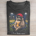 Funny Raccoon Baseball T-Shirt